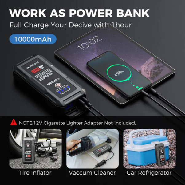 Automašīnas starteris un powerbank „JumpSurge1200“