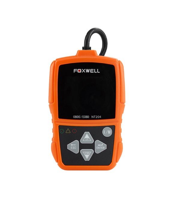 OBDII/EOBD kļūdu, parametru un kodu lasītājs Foxwell NT204 ar krāsu ekrānu