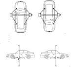 EVO-40E divu statņu pacēlāja 4000 kg EVOLUTION/230/400V kopija
