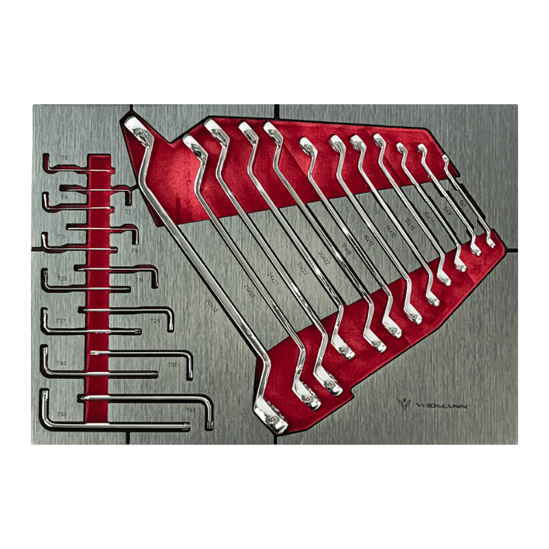 WIDMANN JUMBO STEEL TOPS - instrumentu ratiņi ar 12 atvilktnēm, 274 gab. STJM12-B