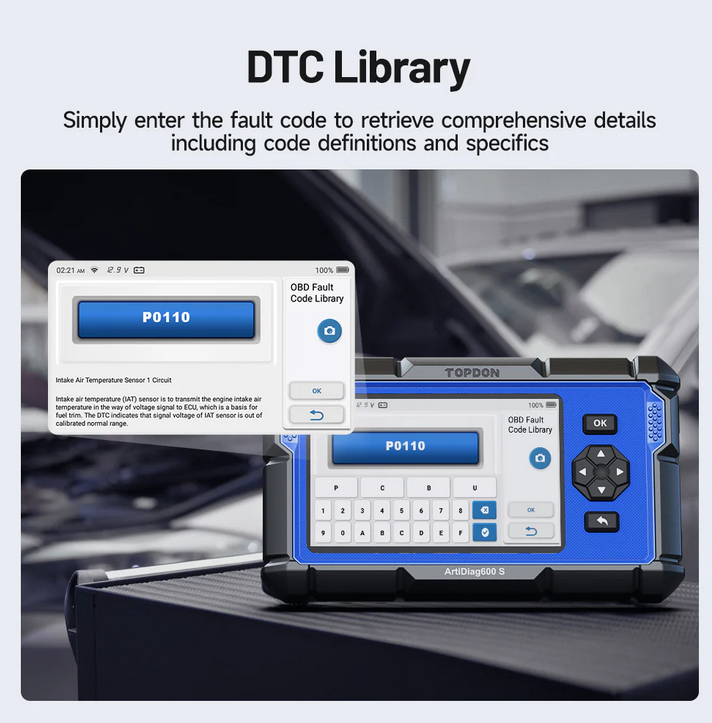 ArtiDiag600S diagnostikas ierīce TOPDON