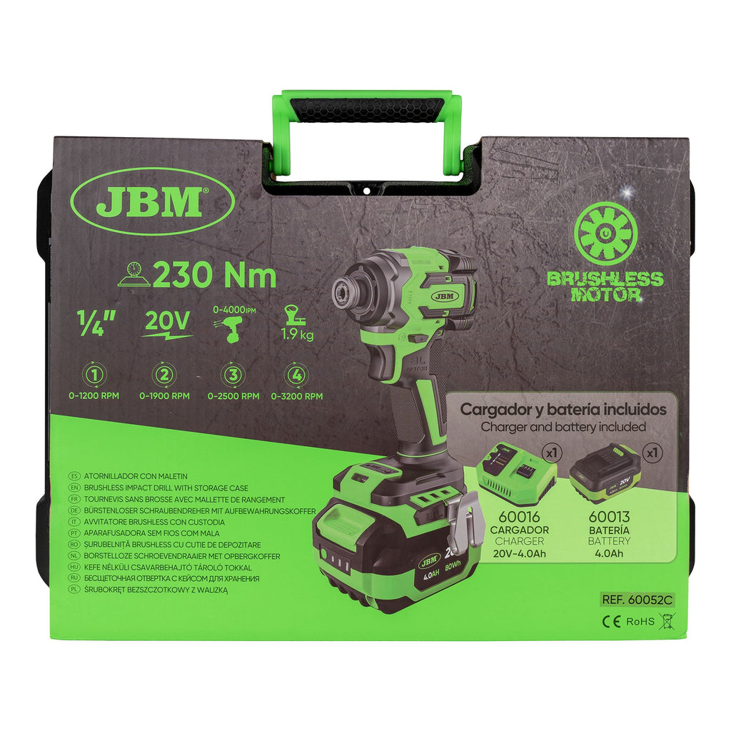 Bezsuku akumulatora skrūvgriezis 230 Nm 60052C