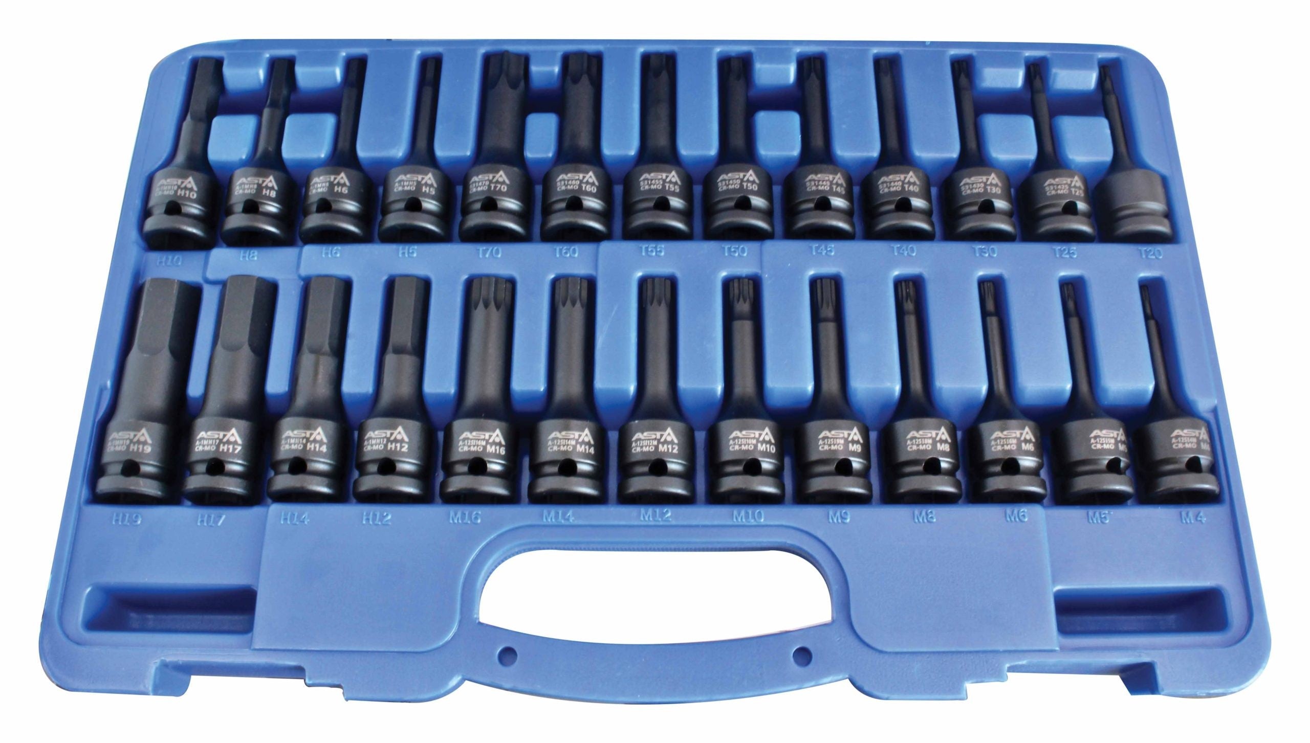 TORX triecienatslēgu komplekts, 26 gab., A-IS2612