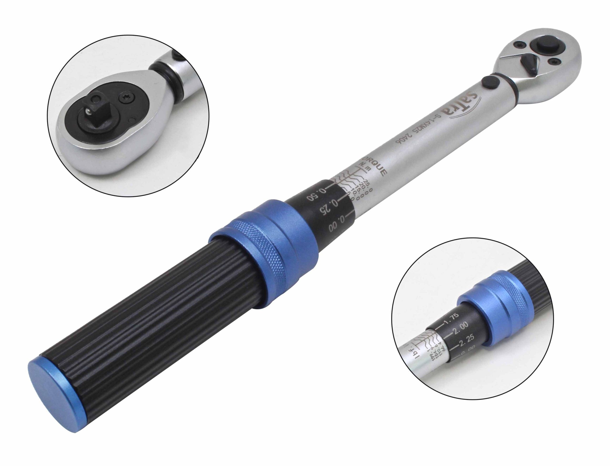 1/4 dinamometrinis raktas 5-25Nm 240mm S-14XM25