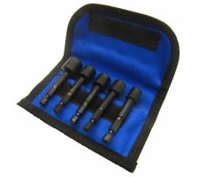 Īpašs galviņu komplekts bojātām skrūvēm 1/4" / 6-12mm 5 gab.