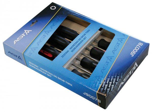 TORX Atsuktuvų komplektas 7vnt J9007B