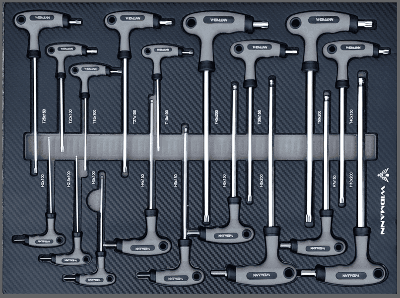 WIDMANN instrumentu ratiņi – 7 atvilktnes ar 7 komplektiem, 272 gab. WM-MS7