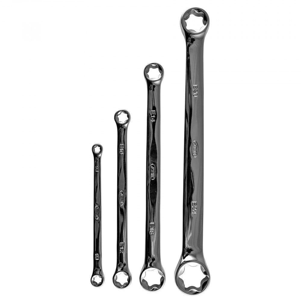 Torx atslēgu komplekts, 4 gab., auduma maciņā