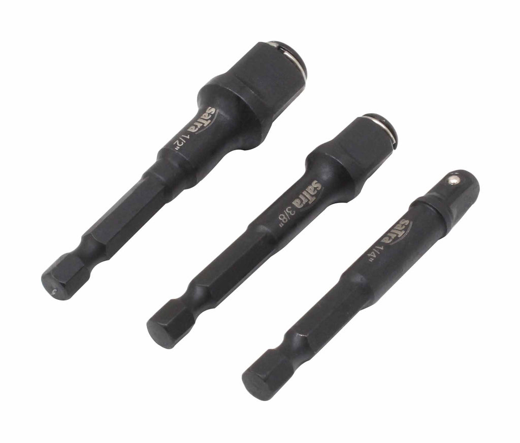 Uzgaļi skrūvgriezim, 3 gab. 1/4″, 3/8″, 1/2″ (S-3SD21)