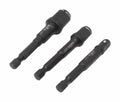 Uzgaļi skrūvgriezim, 3 gab. 1/4″, 3/8″, 1/2″ (S-3SD21)