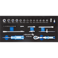 1/4 instrumentu komplekts (4-14 mm) / ar ratiņu koferi