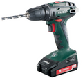 Akumulatora skrūvgriezis/urbjmašīna BS 18 10 mm / 2x2.0 Ah, Metabo