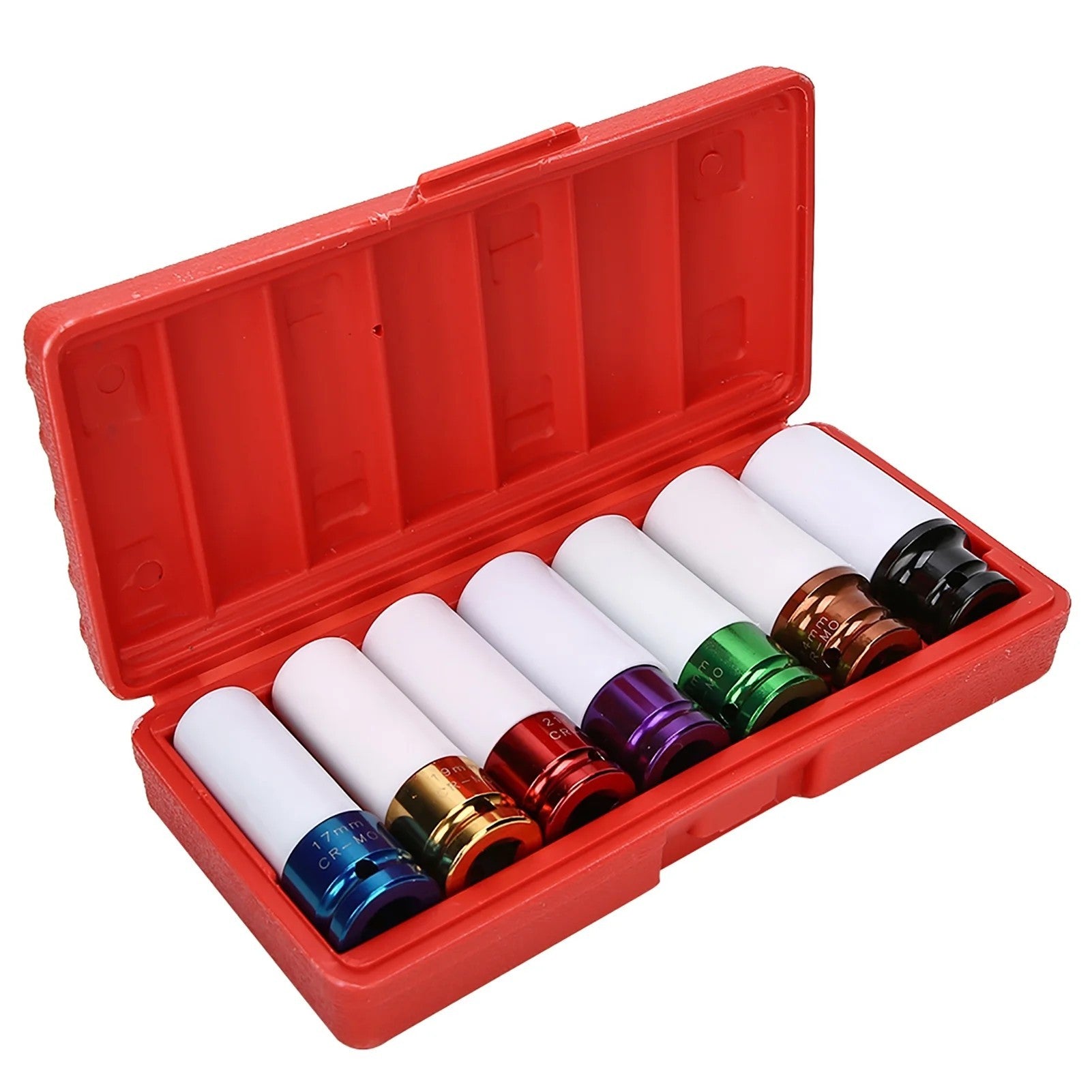 Plānās sienas triecienuzturīgas uzgriežņu galvas lietajiem riteņu lokiem, 7 gab. 03-1369