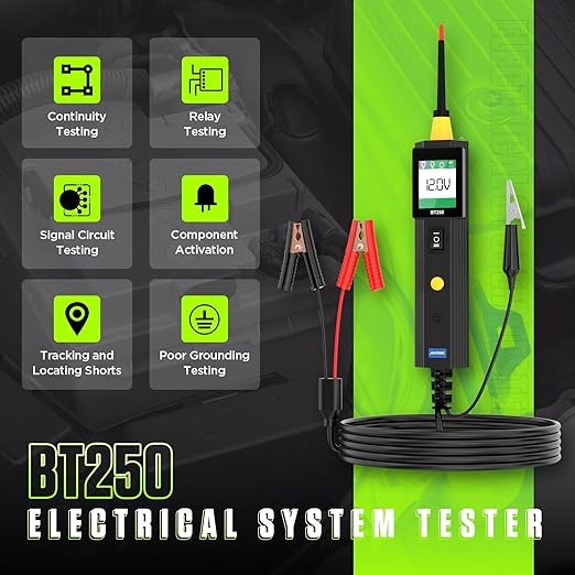 BT250 Autotool automobiļu ķēdes testeris
