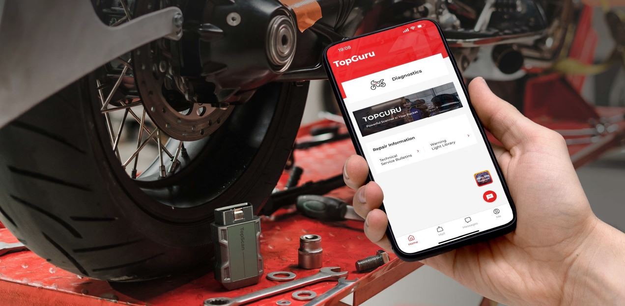 Bluetooth diagnostika motocikliem TOPSCAN MOTO