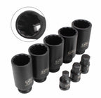1/2″ 12 leņķu garo uzgaļu komplekts, 8 gab. (S-S8P)