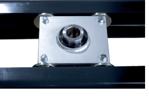 Bedres ass domkrats manuāls/hidraulisks, braucot gar bedres malām, 11 t. 450 mm PACĒLĀJS