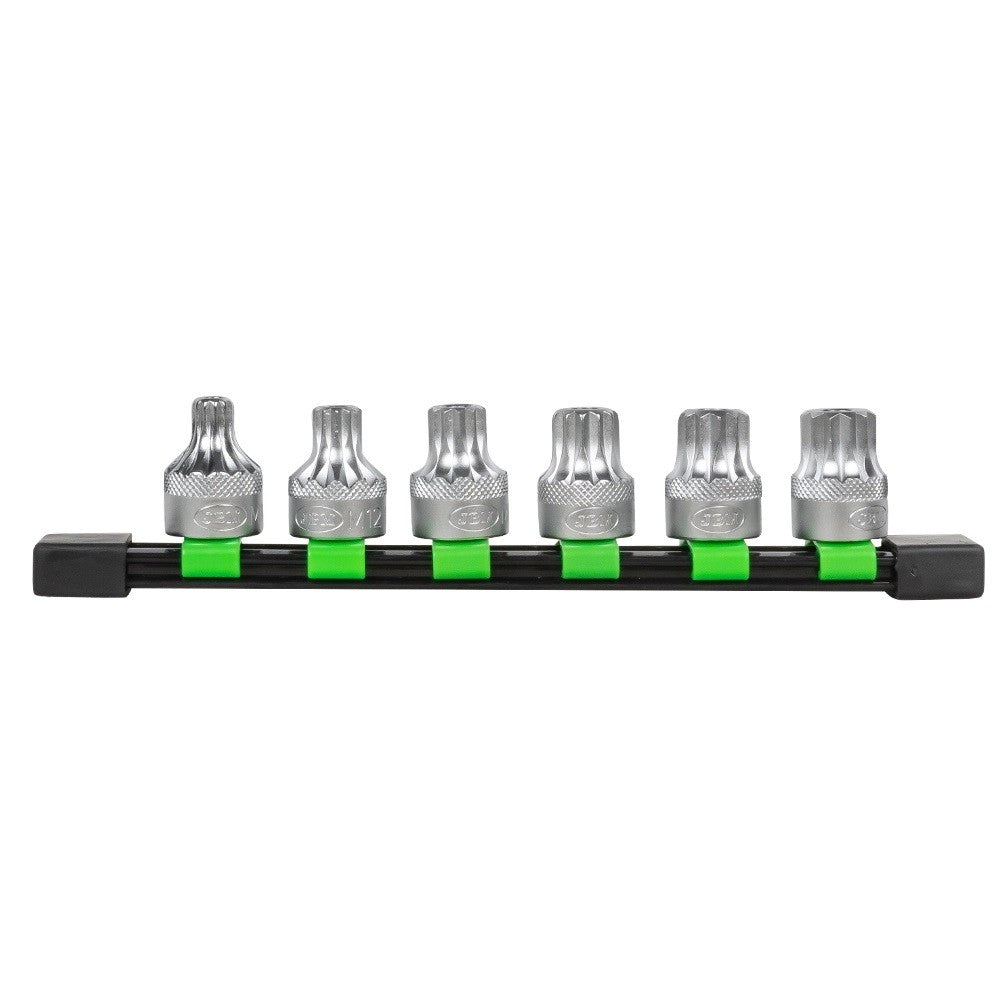 1/2" 12 punktu XZN uzgaļu komplekts ar caurumiem M10-20 51409