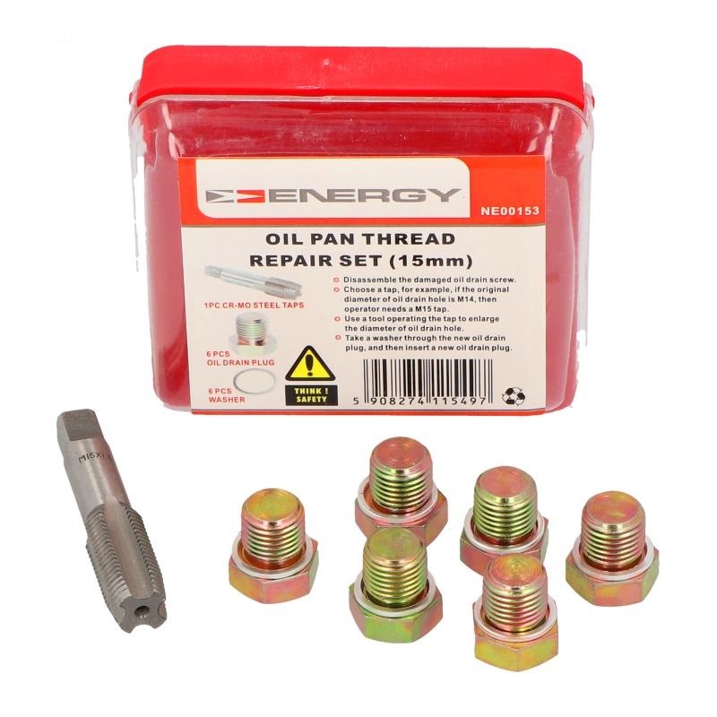 Kartera eļļas notekas remonta komplekts M15 NE00153