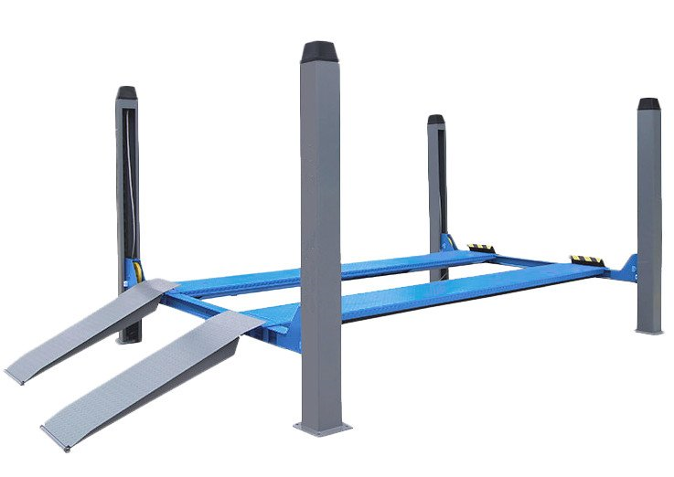 4 statņu pacēlājs 4500 kg riteņu savirzei NORTEC PRO/400V