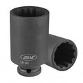 Gara 1/2 collu trieciena uzgalis 12 punktu 27 mm / Cr-Mo 11613