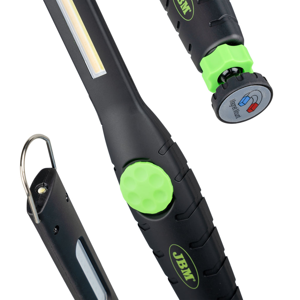 UV LED darba lampa ar regulējamu spilgtumu un magnētisku salokāmu pamatni 54567 (līdz 500 lm)