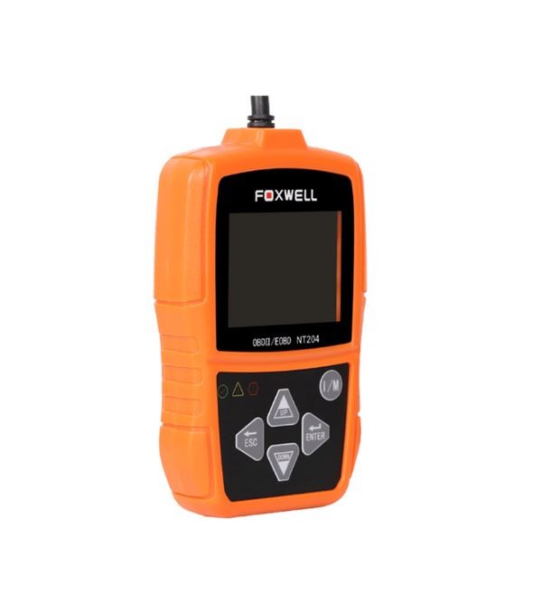 OBDII/EOBD kļūdu, parametru un kodu lasītājs Foxwell NT204 ar krāsu ekrānu
