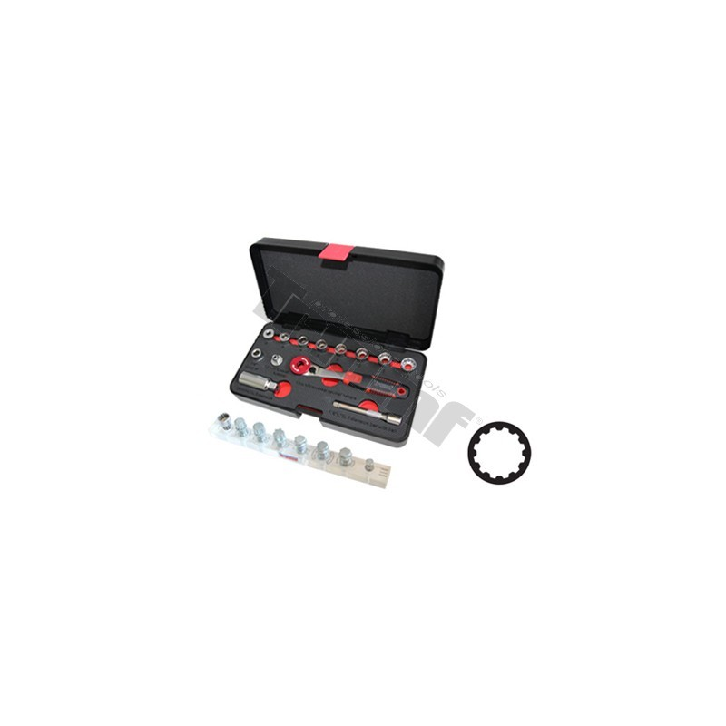 Instrumentu komplekts 1/4 caurums, zemas galvas
