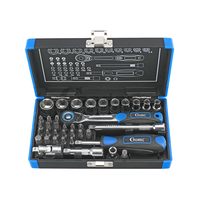 Instrumentu komplekts 1/4'' / 5,5-14 mm / 38 gabali