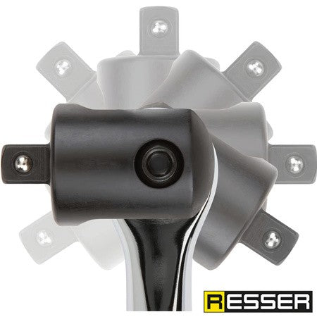 Rokturis ar pagriežamu galu RESSER 07-4322, 1/2", 750 mm