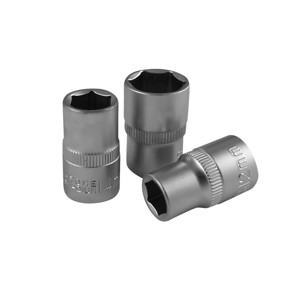 6 punktu HEX uzgaļu komplekts 1/2" (10-19) ar stiprinājuma skavas JBM 52714