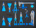 NORTEC PRO WN279 - Instrumentu ratiņi ar 7 atvilktnēm un 5 pilniem 279 gab.
