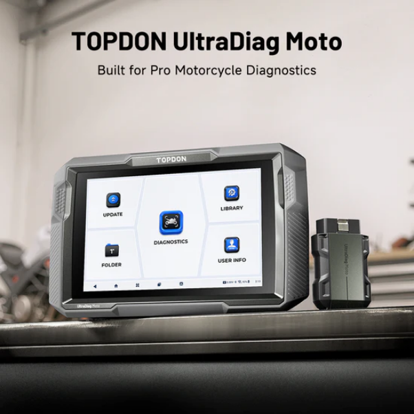 Motociklu diagnostikas iekārta „TOPDON UltraDiag Moto“