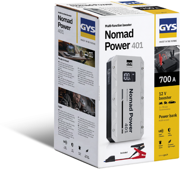 Daudzfunkcionāls lādētājs - starteris NOMAD 401 087316