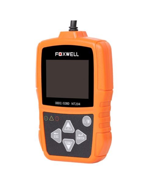 OBDII/EOBD kļūdu, parametru un kodu lasītājs Foxwell NT204 ar krāsu ekrānu