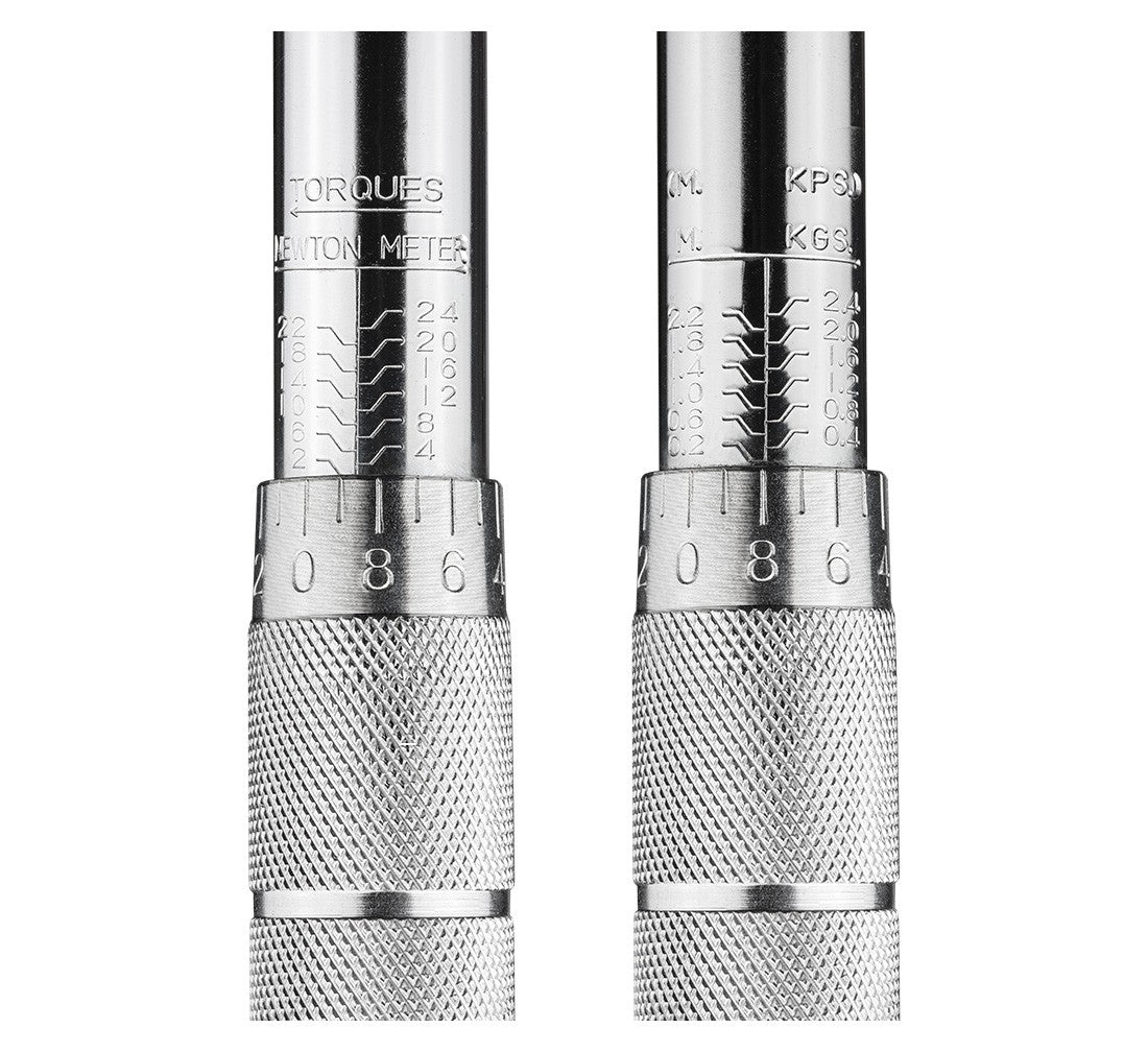 1/4 griezes momenta atslēga 2-24Nm / 280mm (hromēta) 07-05-25