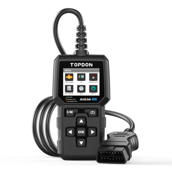 Automašīnas OBD2 diagnostikas skeneris „TOPDON ArtiLink400“