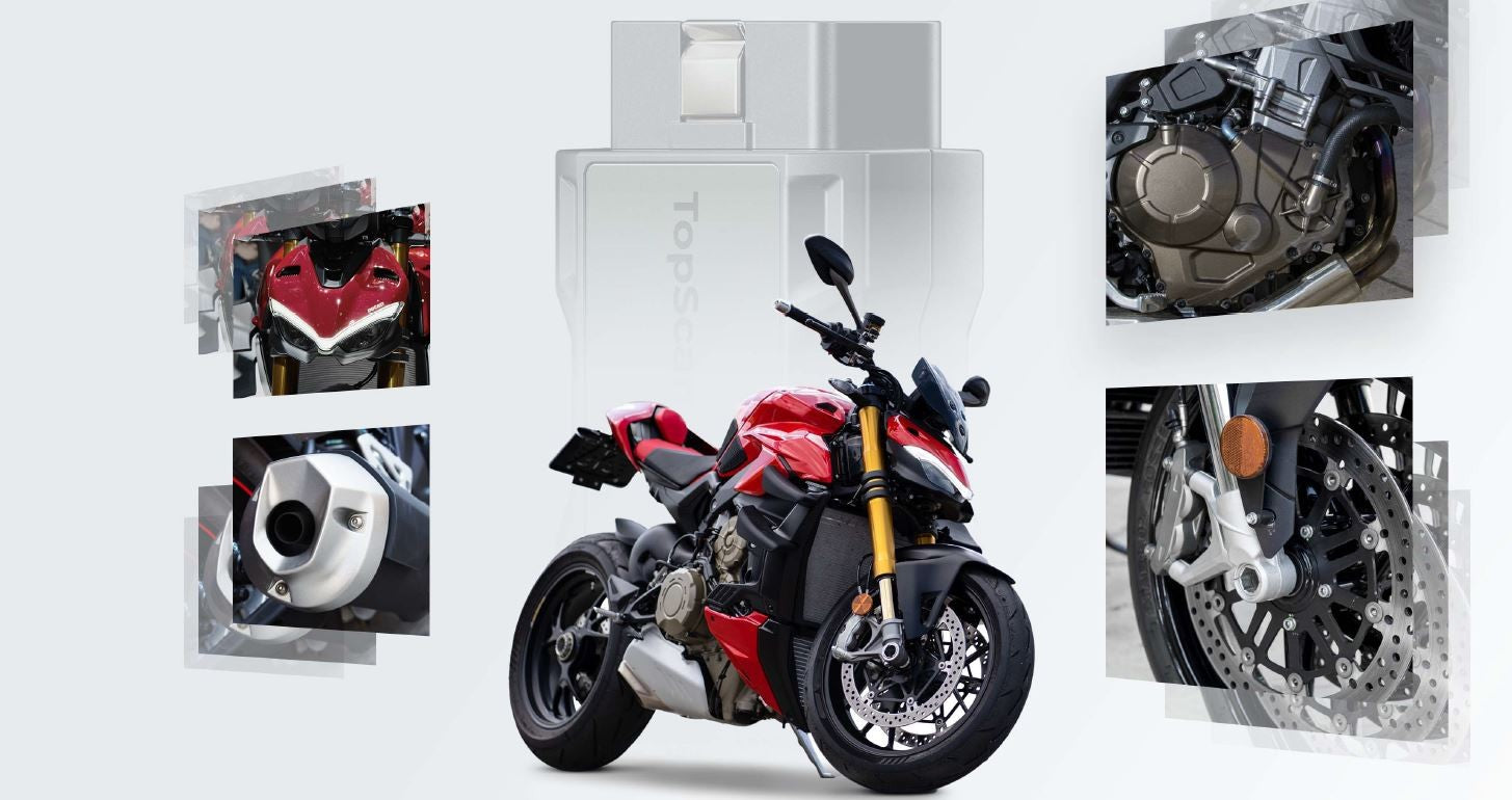 Bluetooth diagnostika motocikliem TOPSCAN MOTO