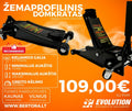 EVO-D3K 73-495mm/Hidrauliskais domkrats 3.0t/ZEMS PROFILS/ĀTRA CELŠANA