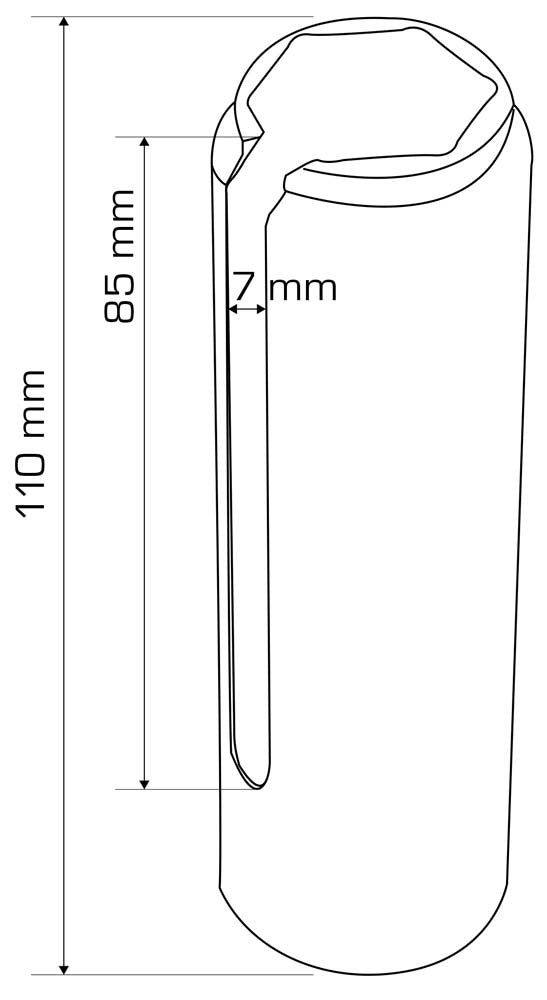 Lambda zondes atslēga 22 mm (A-LPS)