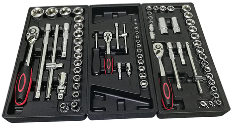 Profesionāli instrumentu ratiņi ar 6 atvilktnēm un 220 instrumentiem EVOLUTION AUTOMOTIVE EQUIPMENT JS-3002