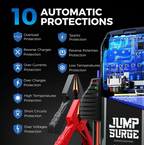 JumpSurge2000 akumulatora palaišanas starteris un ārējais akumulators