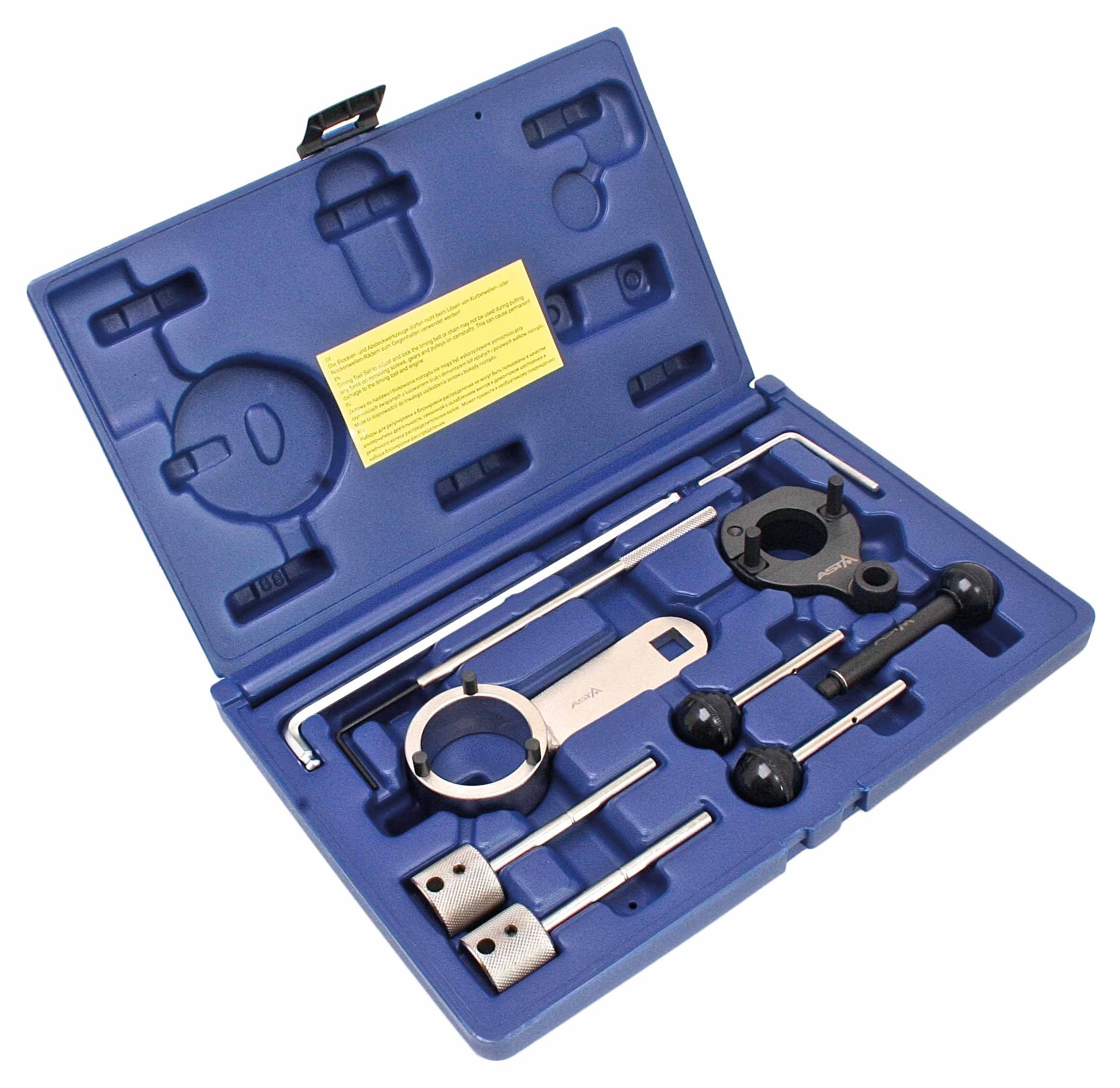 Asta A-80022 Dzinēja bloķēšanas instrumentu komplekts – VAG 1.4 / 1.6 / 2.0 TDi CR
