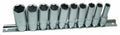 6-stūra galviņu komplekts 3/8" / 8–19 mm ar stiprinājuma lenti 543SET10-6KT