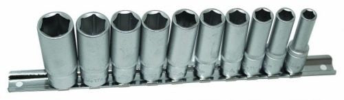 6-stūra galviņu komplekts 3/8" / 8–19 mm ar stiprinājuma lenti 543SET10-6KT