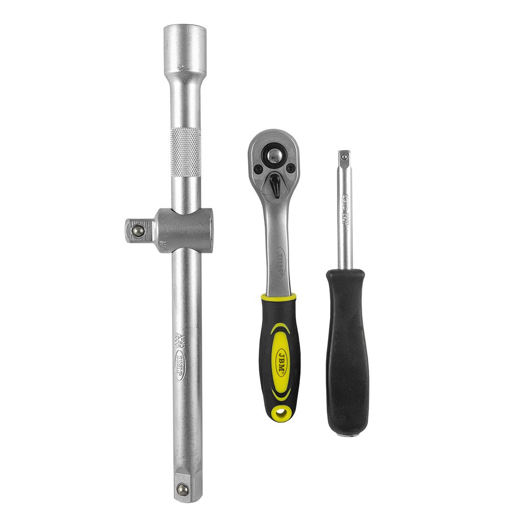 Instrumentu komplekts 1/2", 1/4" sprūdrata uzgaļi 108 gab., Cr-V / ar ratiņu koferi 14296