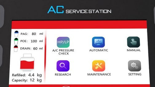 ClimaVent6 SUPER AUTOMATIC gaisa kondicionieru uzpildes stacija
