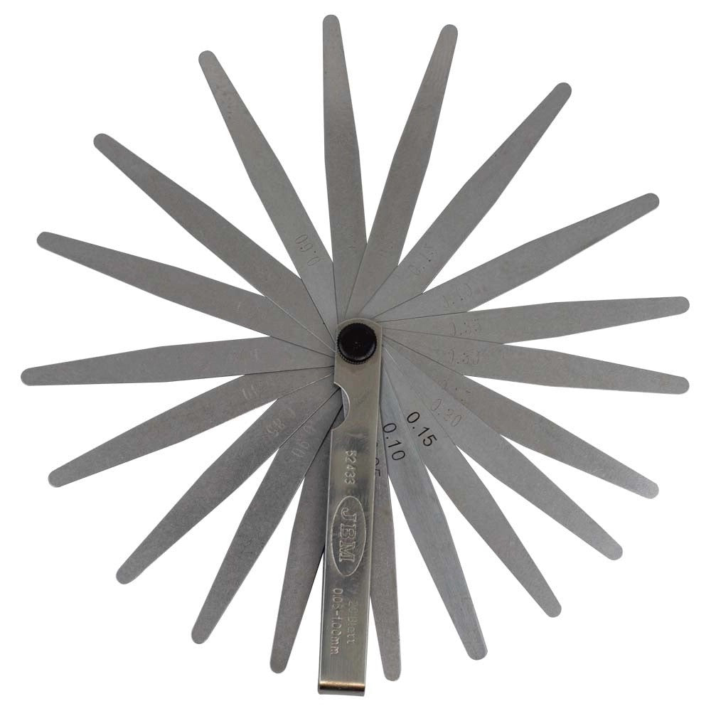 Rādiusa mērīšanas instrumenti - veidnes 0,05-1,0 mm 52433