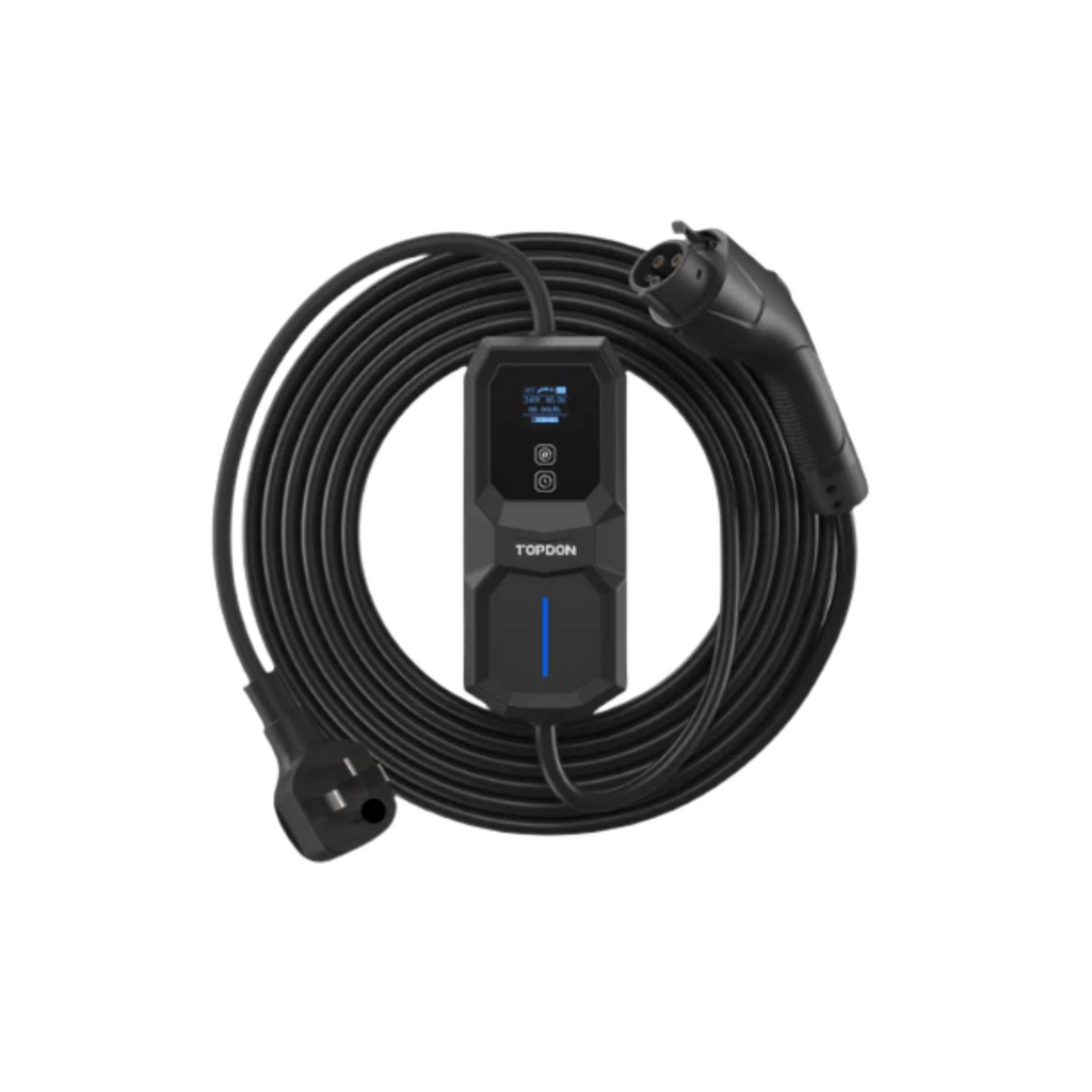 PulseQ AC Portable 3,7 kW pārnēsājams elektromobiļu lādētājs (2. tips, 10 A)