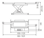 Hidrauliskais ass pacēlājs 2500 kg Nortec Automotive XT320H